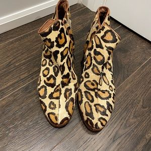 Sam Edelman Animal Print Booties